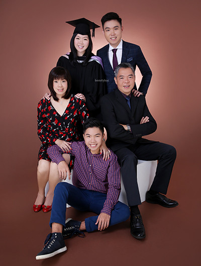 best family graduation photography in singapore