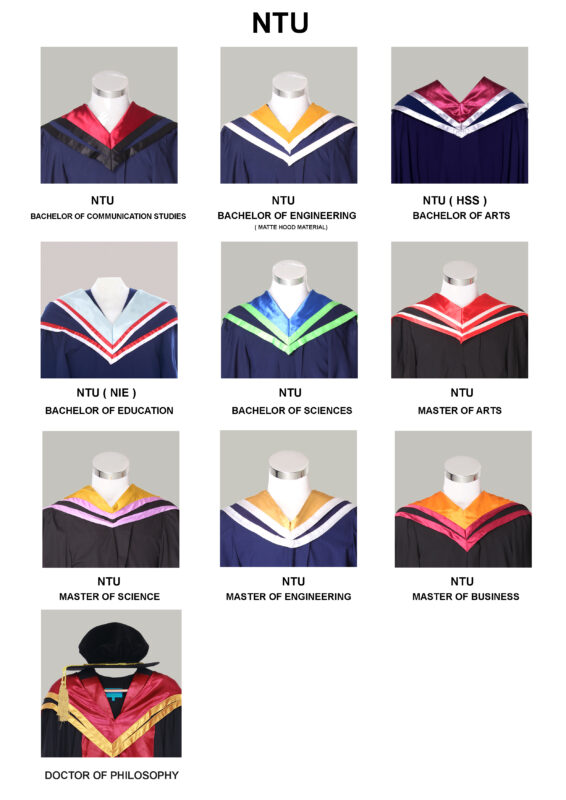 ntu convocation gown colour