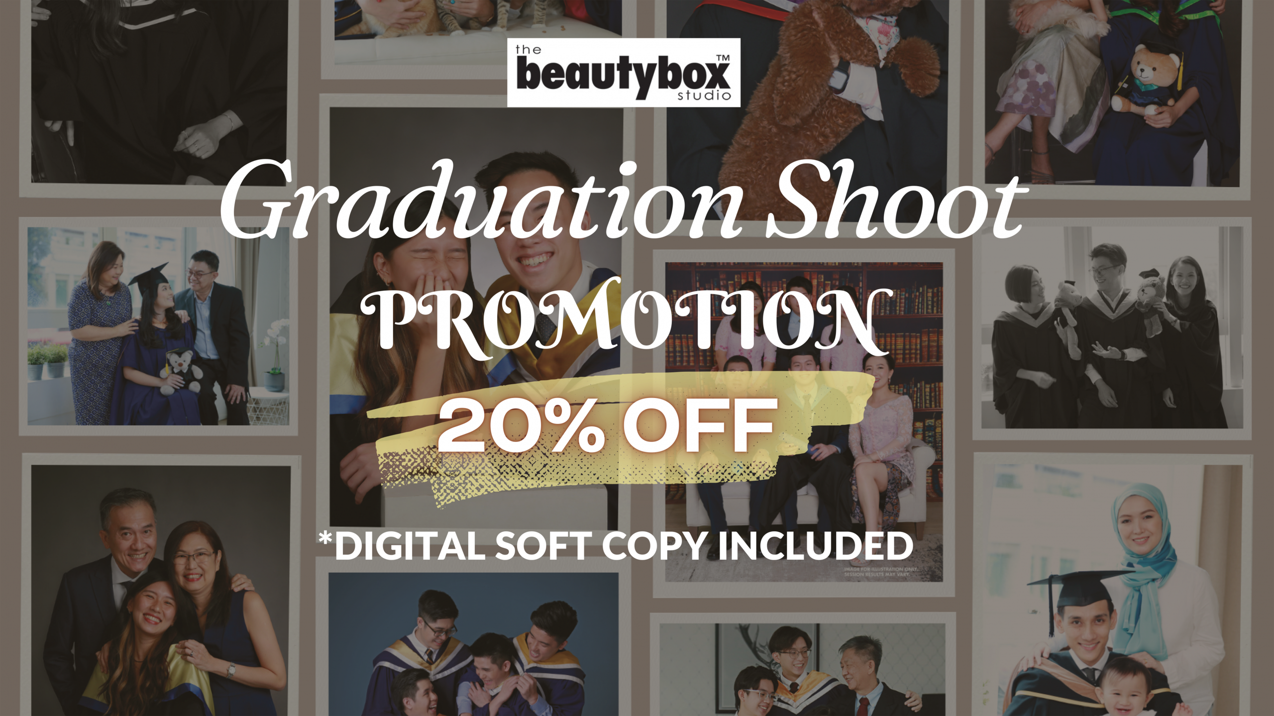 Graduation Shoot Promotion 20% Off